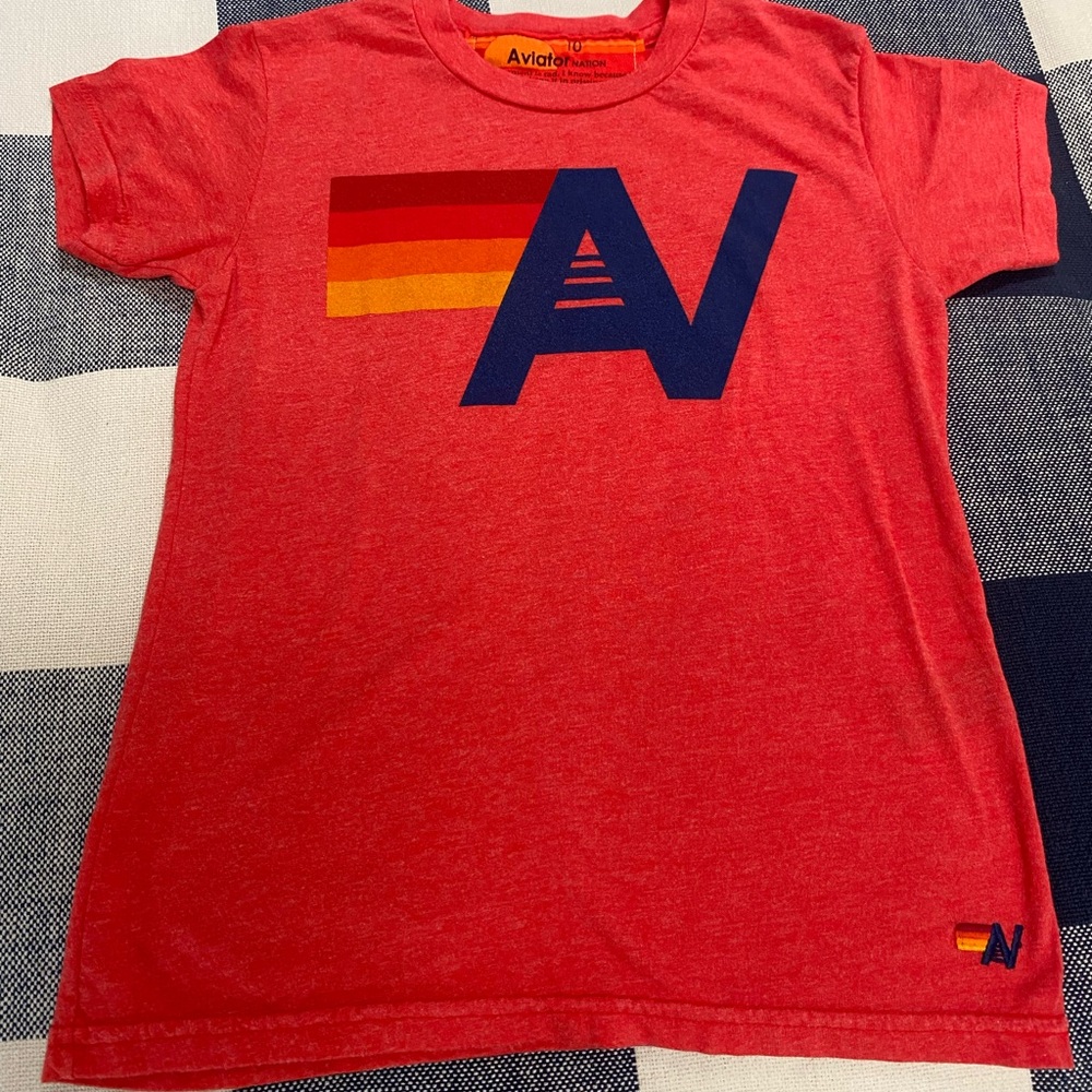 Aviator Nation Kids logo tee